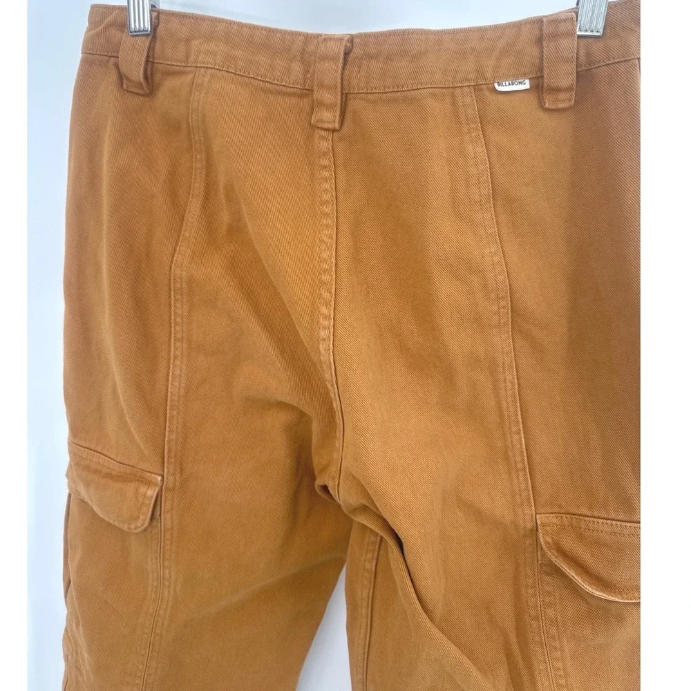 Billabong Mens Brown Cargo Utility Pants Baggy Retro SZ‎ 30 Y2K streetwear